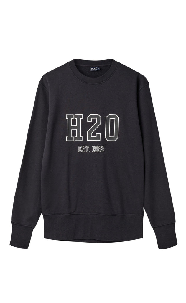H2O Sweater - Collage Sweat O'Neck - Black