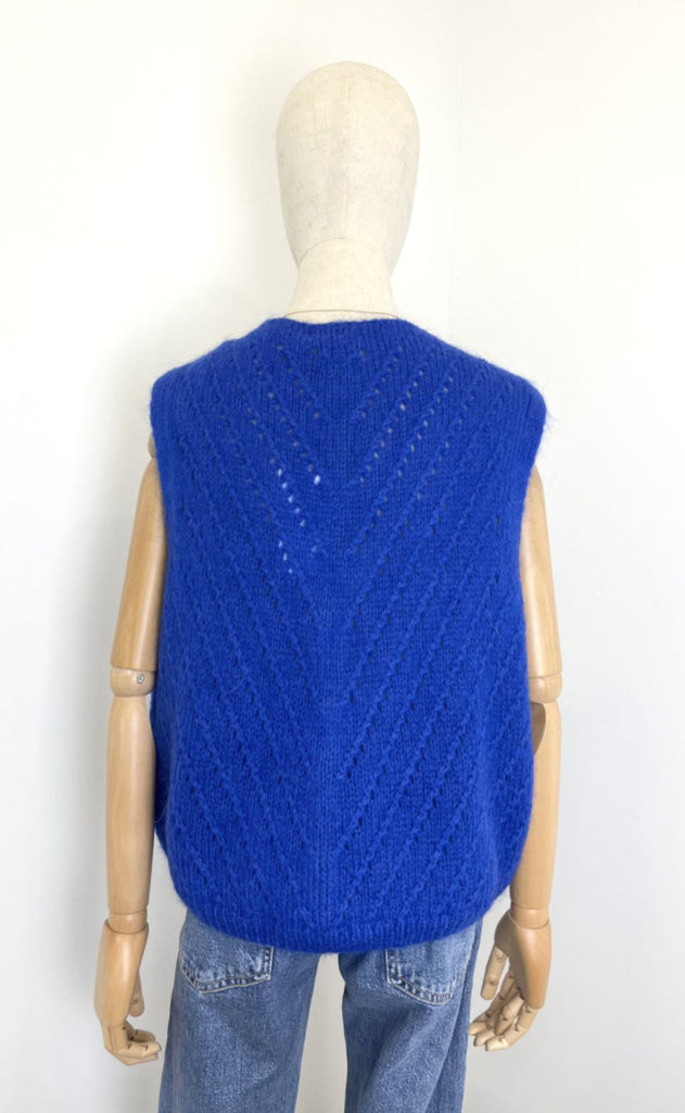CHOSEN Vest - Malene Mohair - Royal Blue