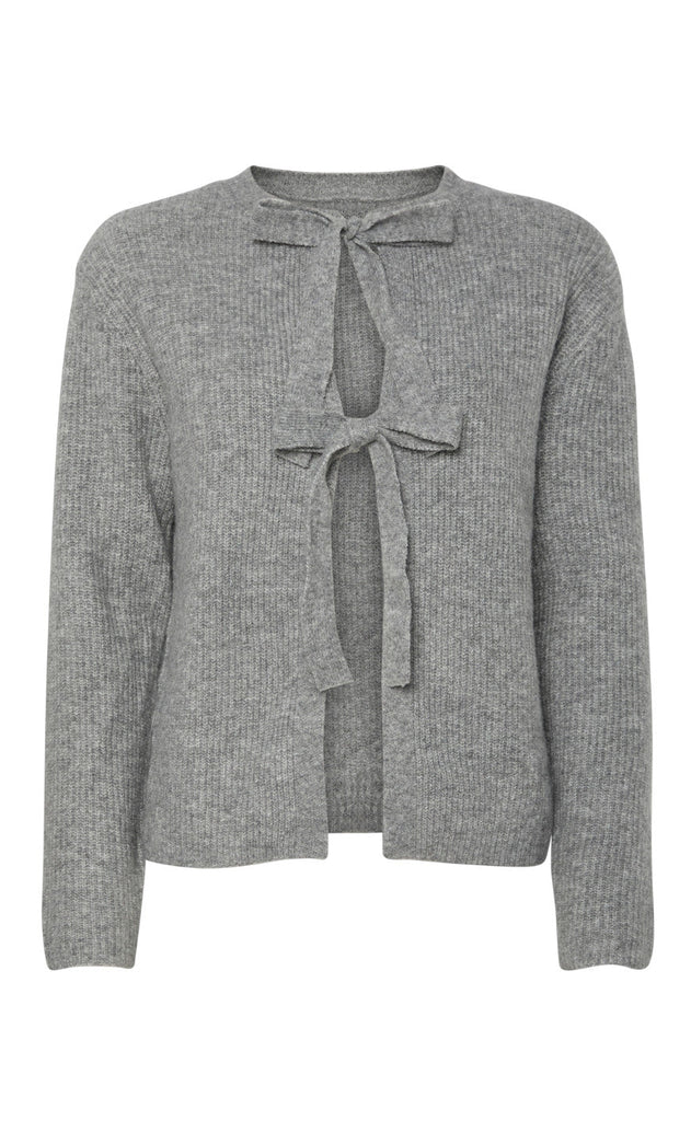 Pieces Cardigan - Silly - Medium Grey Melange