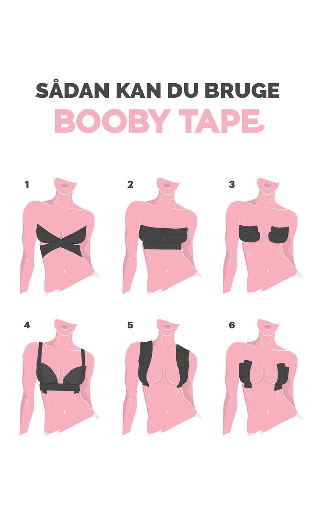 Booby Tape - Brysttape - White