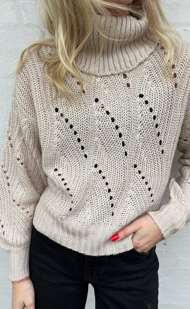 Only Sweater - Bea - Pumice Stone